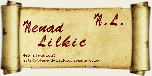 Nenad Lilkić vizit kartica